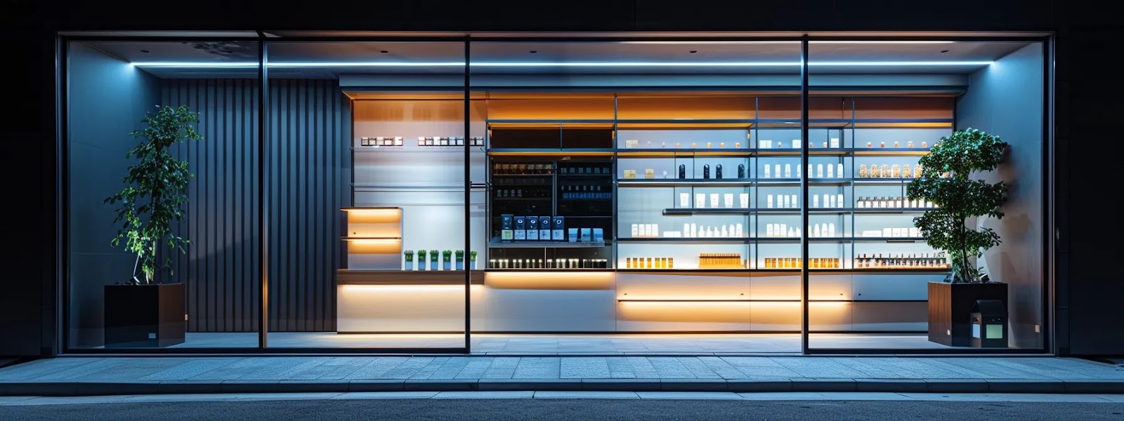 a sleek vape delivery service storefront with a modern, minimalist design featuring a variety of nicotine vape flavors displayed prominently. a sleek vape delivery service storefront with a modern, minimalist design featuring a variety of nicotine vape flavors displayed prominently.