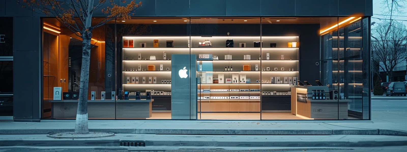 a sleek, modern vape delivery service storefront in winnipeg showcasing a wide variety of products with a prominent apple pay logo, emphasizing convenience and quality. a sleek, modern vape delivery service storefront in winnipeg showcasing a wide variety of products with a prominent apple pay logo, emphasizing convenience and quality.