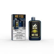 Mr Fog NOVA - Blue Razz Peach Ice - Nicotine Free